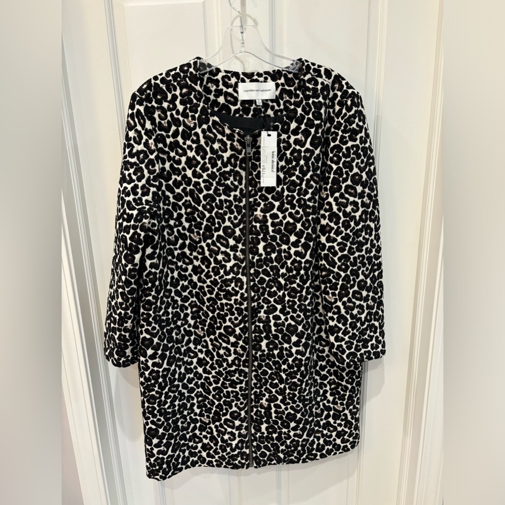 NWT Animal print Cupcakes and Cashmere Coat
